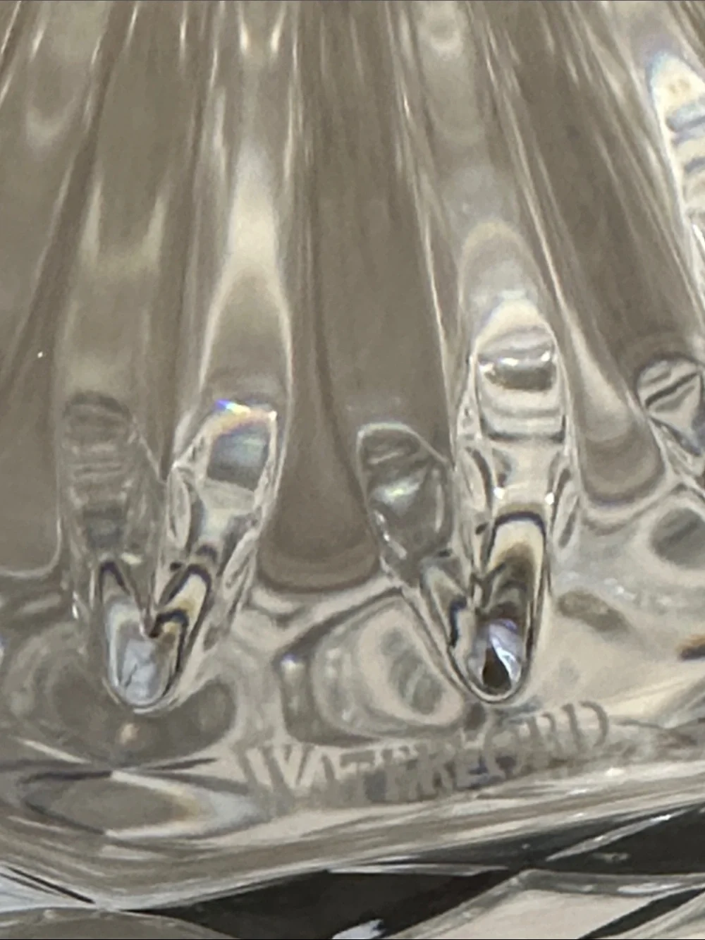Waterford Clear Cut Crystal Large Serving Bowl - 5 1/2” x 10”